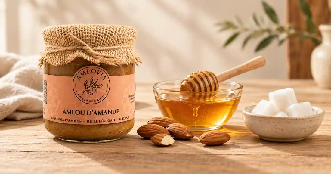 Amlou contient-il du sucre ? Miel, sucre ajouté et composition