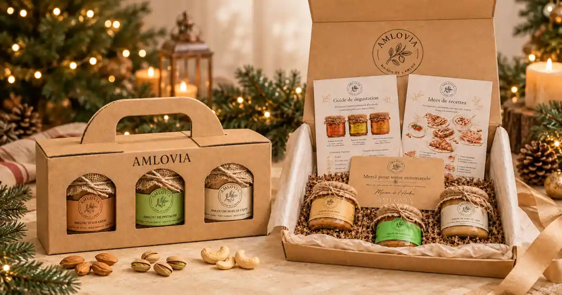 Idée cadeau gourmand pour Noël : quel coffret d’amlou choisir ?